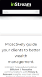 Mobile Screenshot of instreamwealth.com